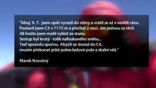 Horolezec Marek Novotný míří na K2