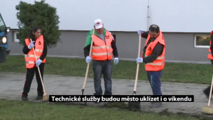 Technické služby budou město uklízet i o víkendu