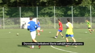 Dorostenci fotbalové Slavie zahájili letní přípravu