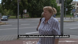 Poštám v Havířově došla hotovost. Lidé se zlobili