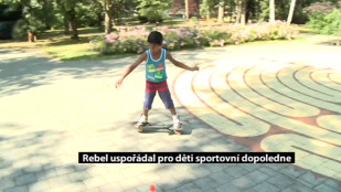 Rebel uspořádal pro děti sportovní dopoledne