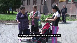 Ministryně Marksová zavítala do Karviné