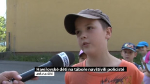 Děti na příměstském táboře navštívili policisté