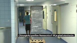 Chirurgický pavilon Nemocnice F-M je před otevřením