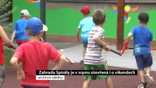 Zahrada Spirály je v srpnu otevřená i o víkendech