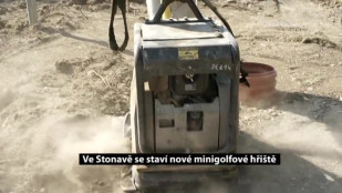 Ve Stonavě se staví nové minigolfové hřiště