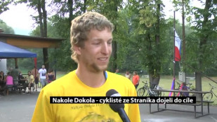 Nakole Dokola - cyklisté ze Straníka dojeli do cíle