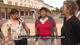 Karvinští diskutovali se strážníky v problémové lokalitě