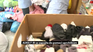 ADRA F-M se zapojila do pomoci uprchlíkům