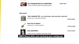 MKS Nový Jičín zve na kurzy