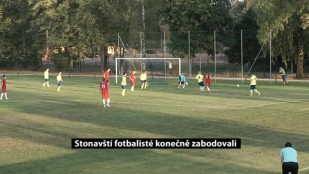 Stonavští fotbalisté konečně zabodovali