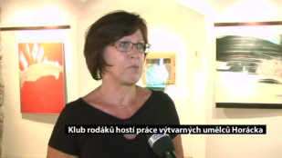 Klub rodáků hostí práce výtvarných umělců Horácka