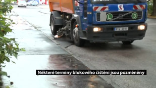 Některé termíny blokového čištění jsou pozměněny