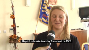 Úspěch orlovské tenistky Tomanové na MČR