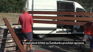 Víceúčelové hřiště na Šumbarku prošlo opravou