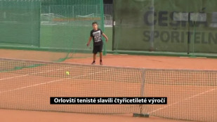 Orlovští tenisté slavili čtyřicetileté výročí