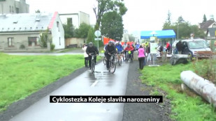 Cyklostezka Koleje slavila narozeniny