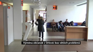 Výměna občanek v Orlové: bez větších problémů