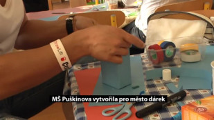 MŠ Puškinova vytvořila pro město dárek