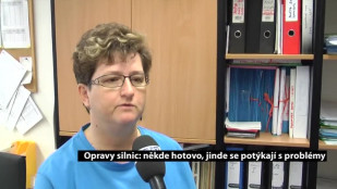 Opravy silnic: někde hotovo, jinde se potýkají s problémy