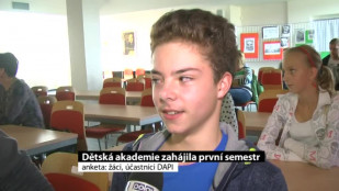 Dětská akademie zahájila první semestr