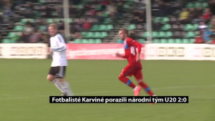 Fotbalisté MFK OKD Karviná porazili národní tým U20 2:0