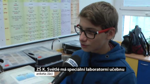 ZŠ K. Světlé má speciální laboratorní učebnu