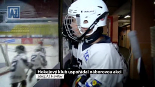 Hokejový klub uspořádal náborovou akci pro děti