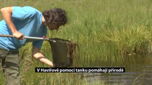 Vojenský tank pomohl k obnově mokřadů