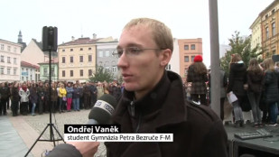 Gymnázium P. Bezruče uspořádalo happening