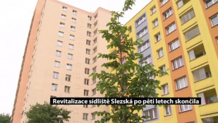 Revitalizace sídliště Slezská po pěti letech skončila