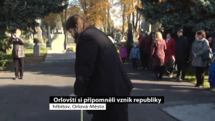 Orlovští si připomněli vznik republiky