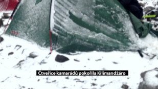 Čtveřice kamarádů pokořila Kilimandžáro