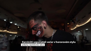 Karvinští se bavili na taneční party v hororovém stylu