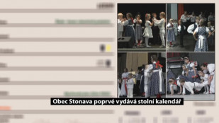 Obec Stonava poprvé vydává stolní kalendář