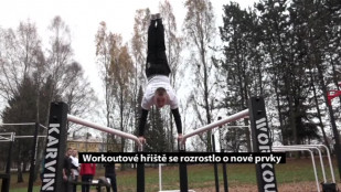 Karvinské workoutové hřiště se rozrostlo o další cvičební prvky