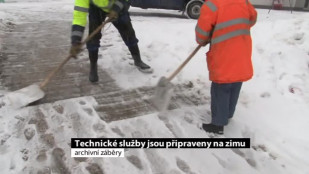 Na sněhovou nadílku jsou karvinské technické služby připraveny