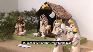 Lidé mohou navštívit unikátní výstavu betlému v KD Radost