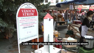 Lidé mohou přispět do veřejné sbírky Vánoční strom