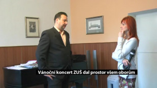 Vánoční koncert ZUŠ dal prostor všem oborům