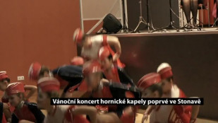 Vánoční koncert hornické kapely poprvé ve Stonavě