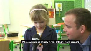 V Galaxii prošli zápisy první letošní předškoláci