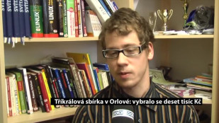 Tříkrálová sbírka v Orlové: vybralo se deset tisíc Kč