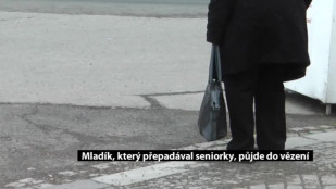 Mladík, který přepadával seniorky, půjde do vězení