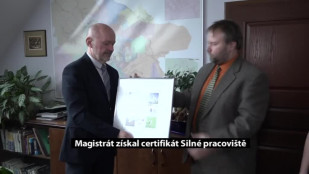 Karvinský magistrát získal certifikát Silné pracoviště