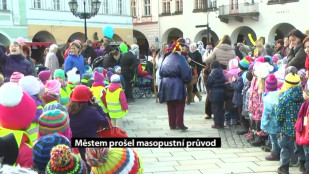 Městem prošel masopustní průvod 