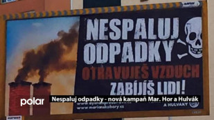 Nespaluj odpadky - nová kampaň Mariánských Hor a Hulvák