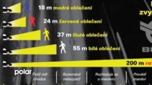  Chodci mimo obec musí mít reflexní označení