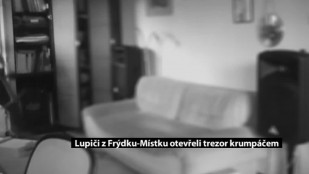 Lupiči z Frýdku-Místku otevřeli trezor krumpáčem