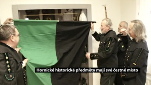 Hornické historické předměty mají své čestné místo